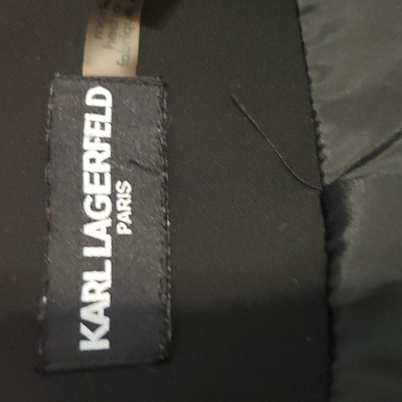 Karl Lagerfeld Bolero Cut Waterfall Jacket SZ SM - Picture 6 of 9